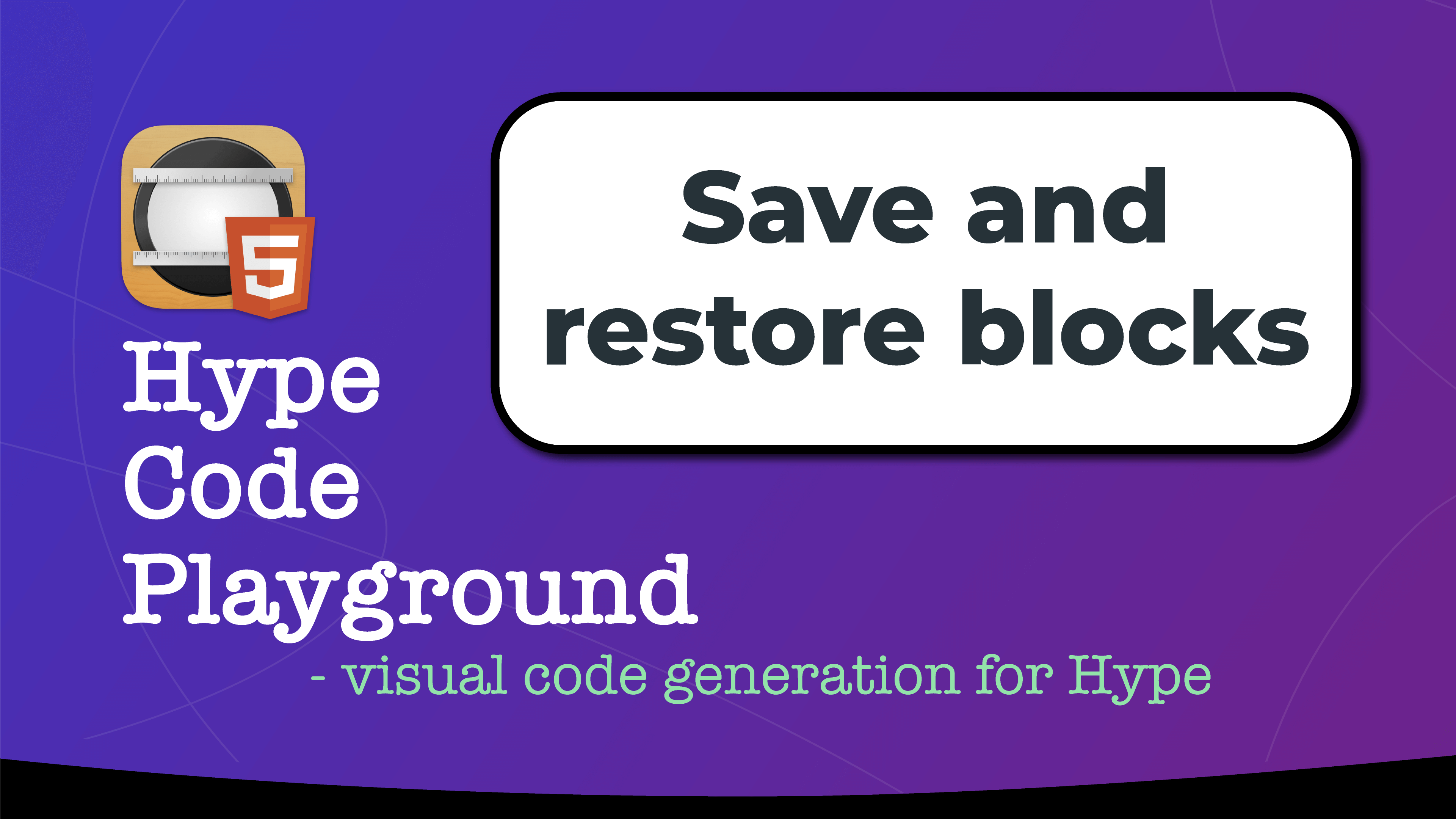 Save & restore Blocks video thumbnail